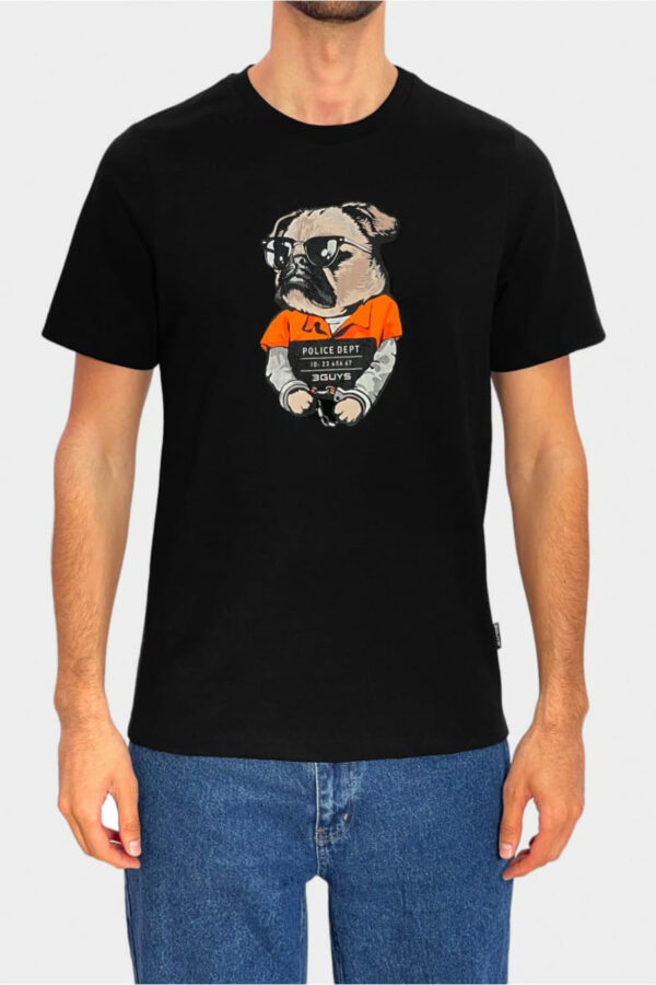 3guys-t-shirt-imprisoned-dog-4762-black