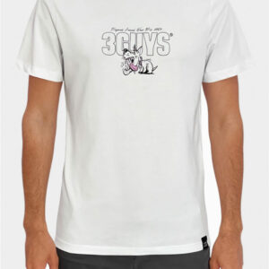 3guys-t-shirt-angry-dog-4787-white