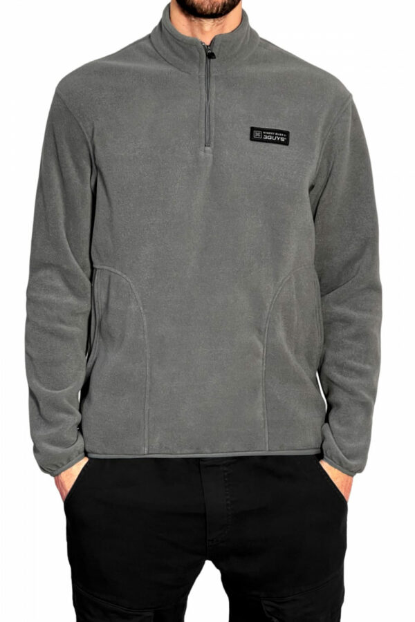 3guys-μπλούζα-fleece-με-φερμουάρ-win-4672-γκρι (1)