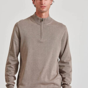 funky-buddha-half-zip-πουλόβερ-fbm010-003-09-cigar-mel_1