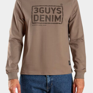 3guys-μακρυμάνικο-t-shirt-briar-5226-grey-rock (1)