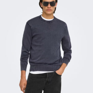 only-and-sons-βαμβακερό-πουλόβερ-22039418-μπλε (1)
