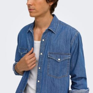 only-and-sons-πουκάμισο-τζιν-22038621-blue (2)